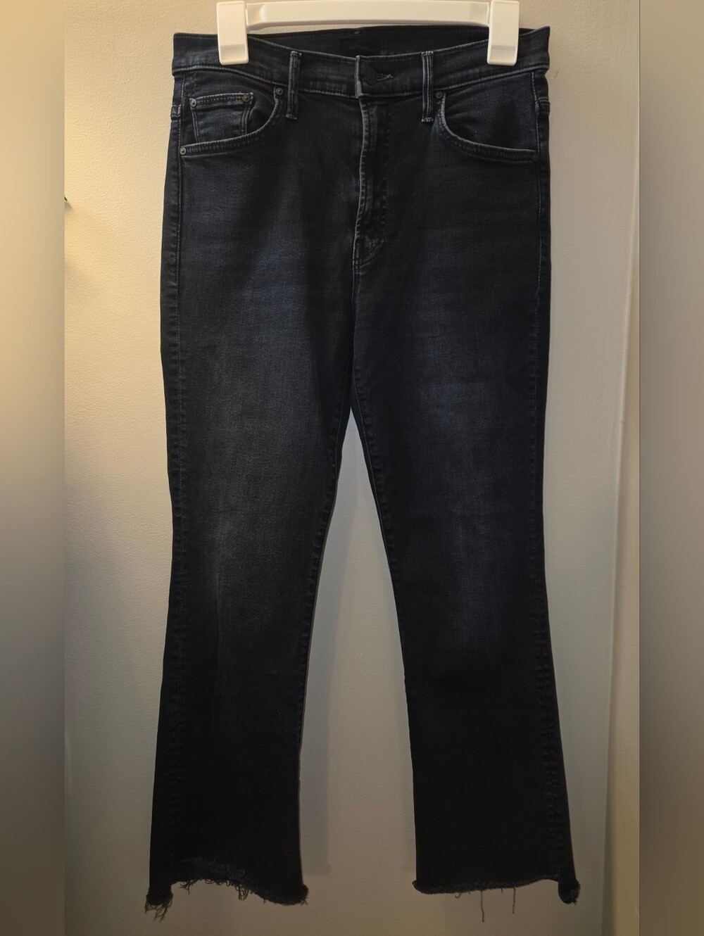 MOTHER Women's Night In Venice The Insider Crop Step Fray Denim jeans - Sz 29